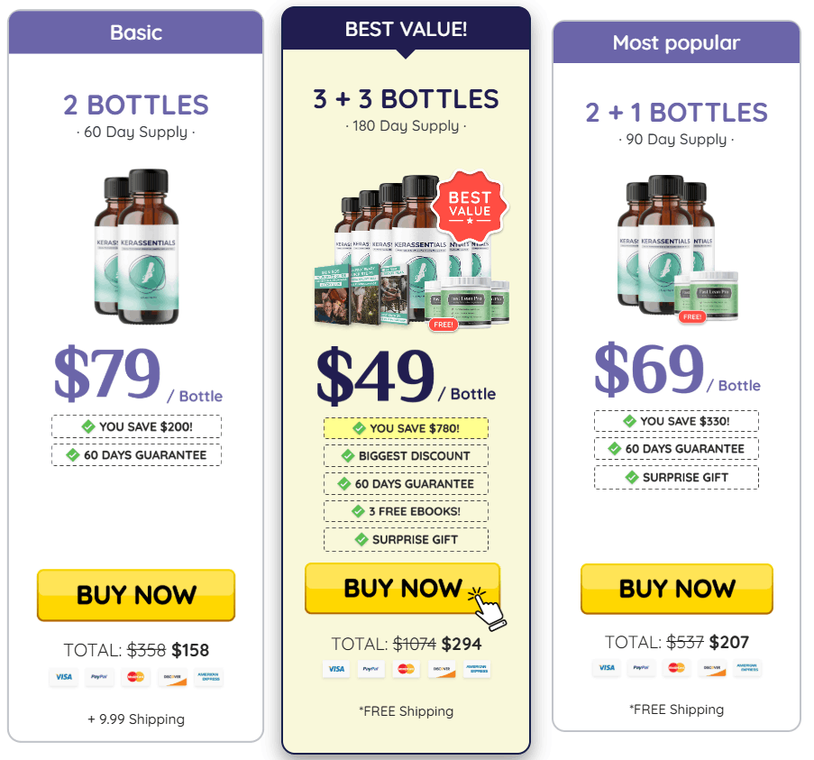 Kerassentials - Limited time special pricing